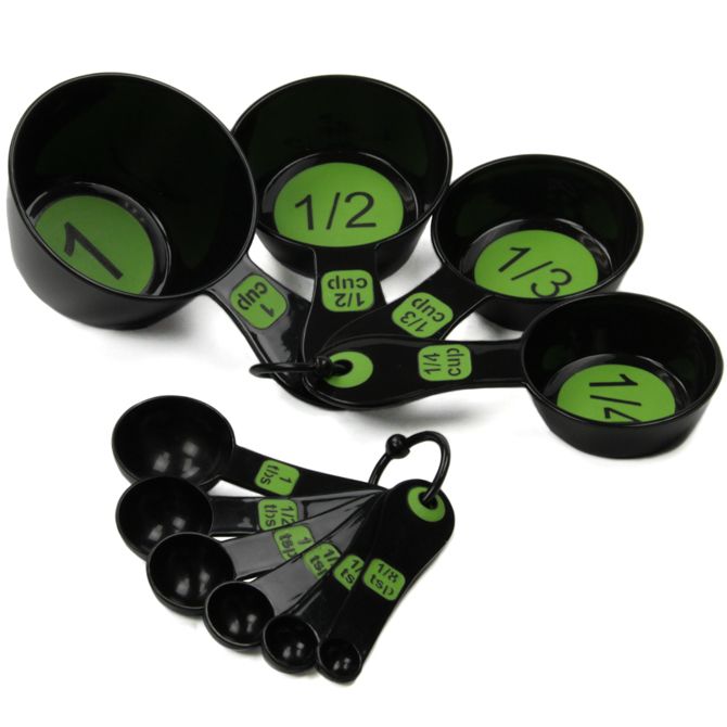 72 pieces of Measuring Cups/spoon SeT-Green