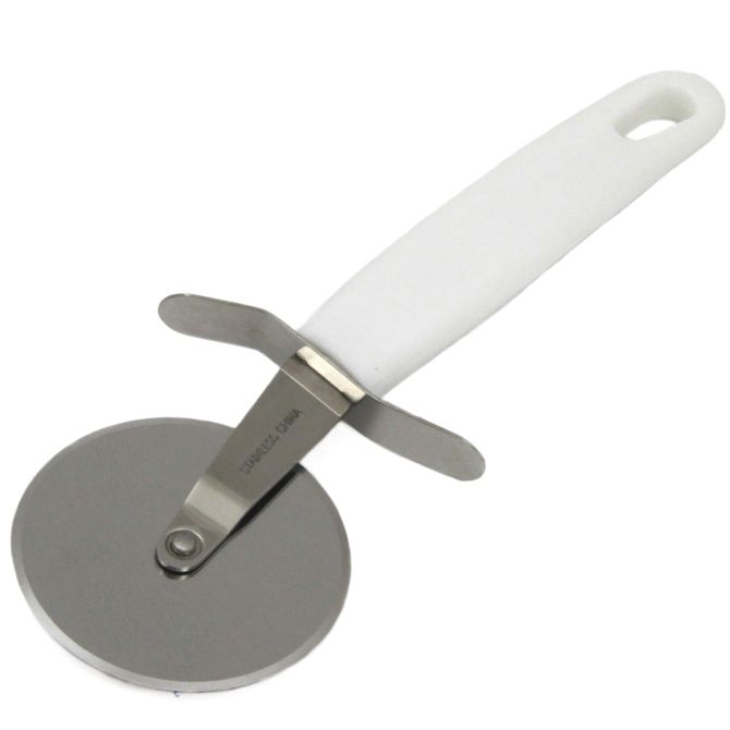 144 Wholesale Pizza CutteR- White Handle