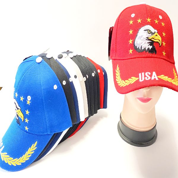 12 Pieces of Usa Eagle Hats