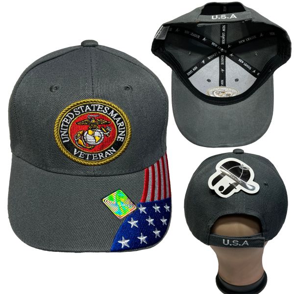 24 Wholesale Marine Veteran Hats 