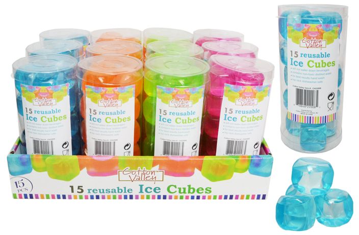 48 Pieces of Reusable Ice Cubes