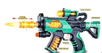 12 Pieces of Toy Gun With Lights And Sound
