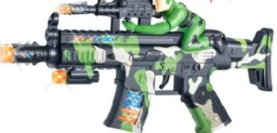 36 Pieces of Army Man Toy Gun