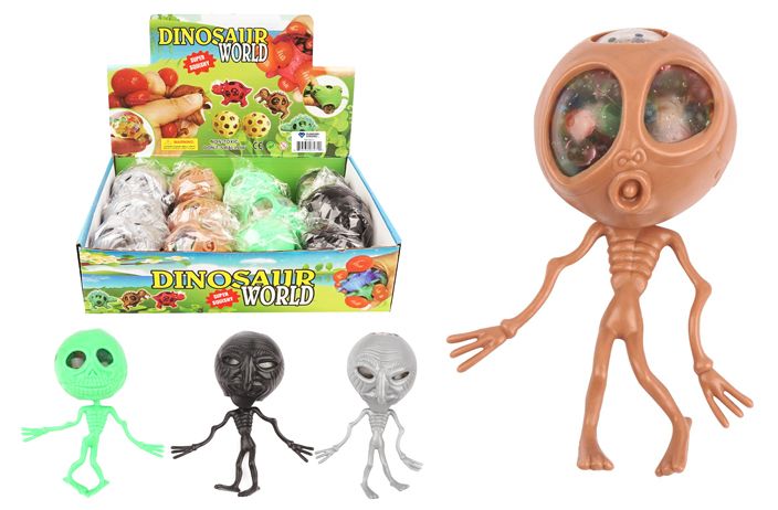 60 Wholesale Alien Squish Ball