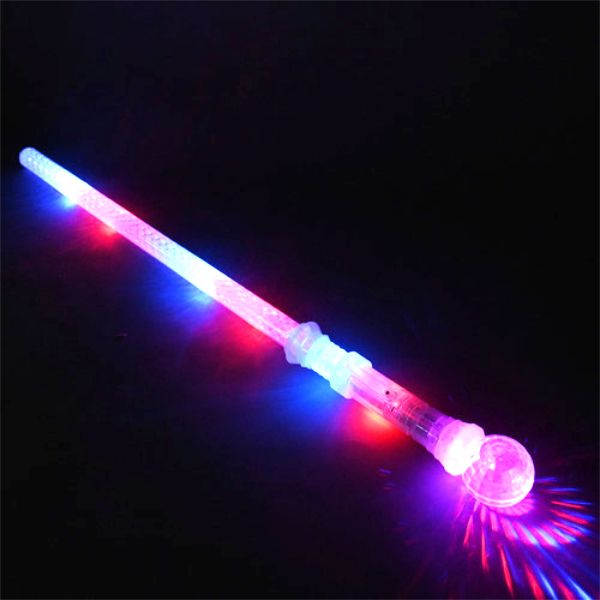 24 Wholesale Clear Led Sword With Disco Ball 27 Inch