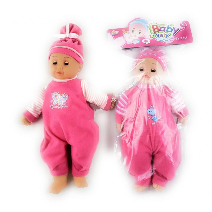 12 Pieces of Laughing Baby Doll Size 14 Inch Color Pink Or Blue