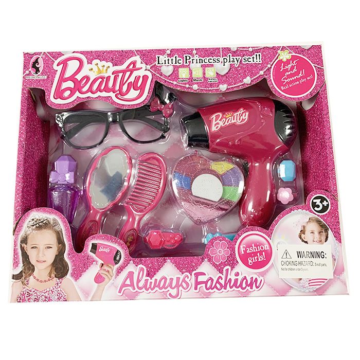 18 Wholesale 10 Piece Girls Beauty Toy Set