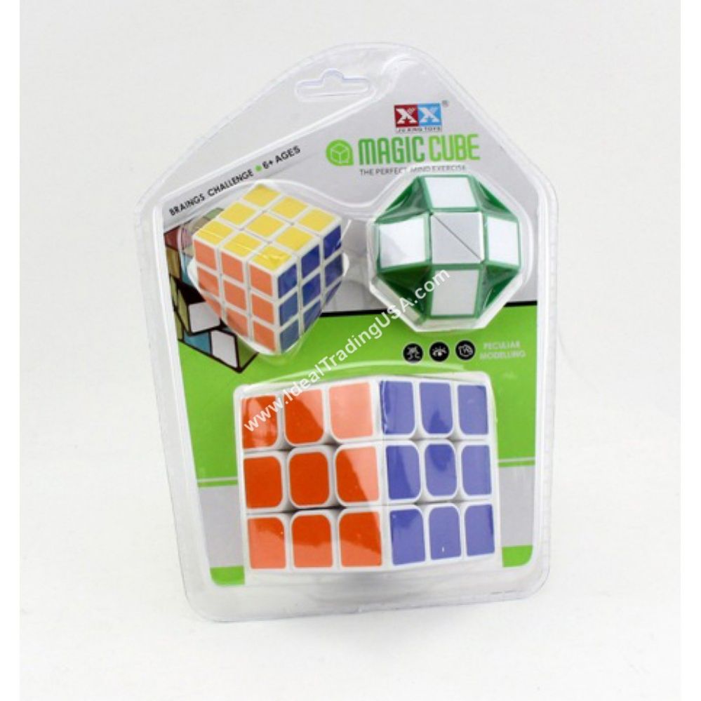 12 Pieces of 3 Piece Magic Cube Set