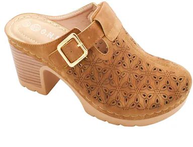 12 of Fashion Women Sandals Round Toe Chunky Platform High Heels Dress Sandals Color Camel Size 5-10