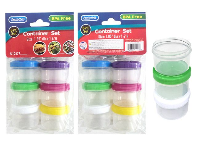 96 Pieces of 6-Piece Container Set