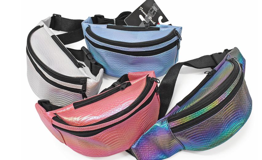 36 Wholesale Holographic Fanny Pack at wholesalesockdeals