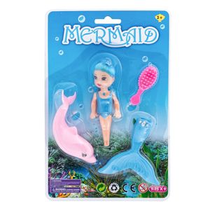 48 Wholesale Mini Mermaid Doll 4 Piece Set