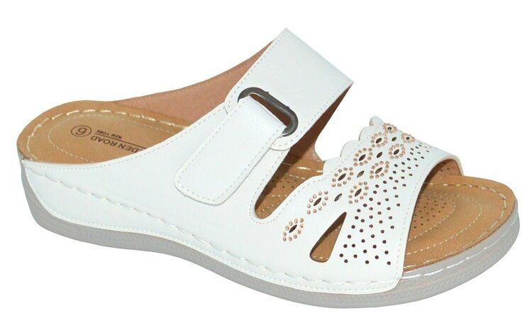 12 of Platform Sandals For Women Sole Open Toe In White Color Size 5-10