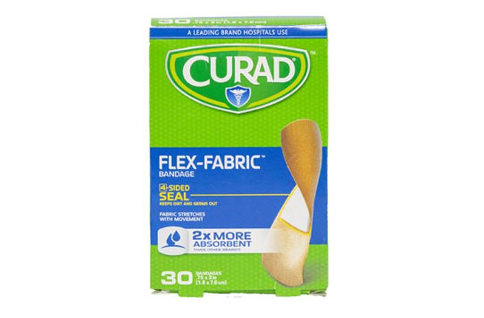 80 Packs of Curad Fabric Bandages 30 ct