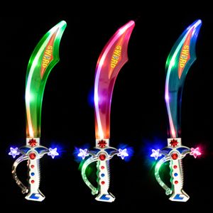 48 Pieces of Light Up Led Star Space Sword With Sound