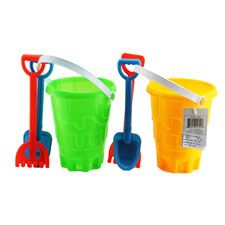 36 Pieces of 6x6 Sand Bucket And 2 Sand Tools With Hang Tag