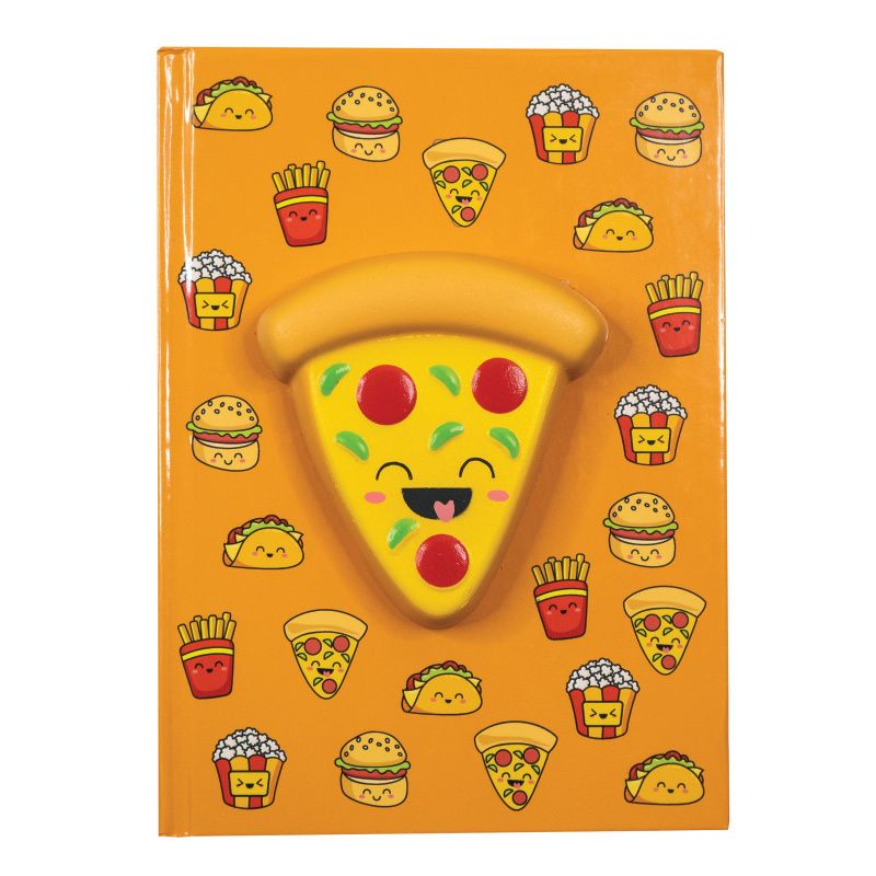 12 Pieces of Squishy Pizza Journal