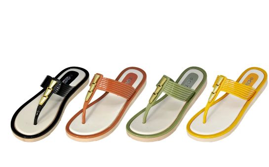 36 Wholesale Women's Flip Flop Sandal With Bling