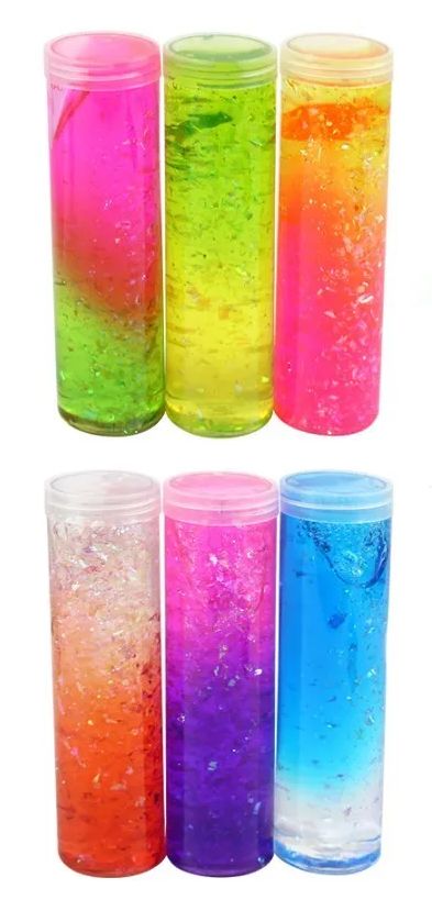 48 Wholesale 8.2 Inch Colorful Crystal Mud