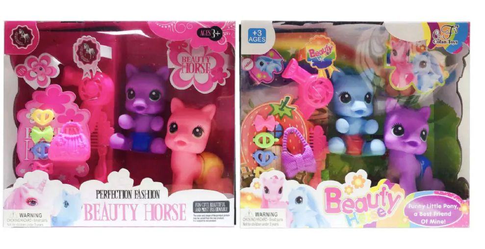 24 Wholesale Horse Toy With Accessories