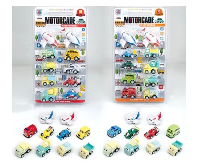 72 Wholesale 10pc Motorcade Set Toy
