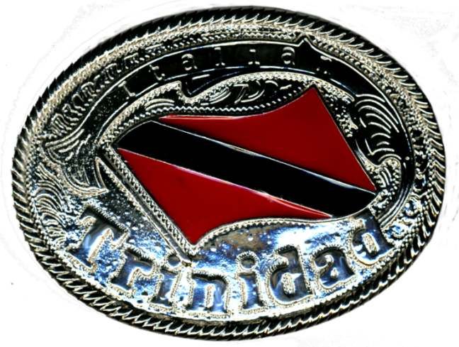 24 Pieces of Metal Belt Buckle Trinidad Logo