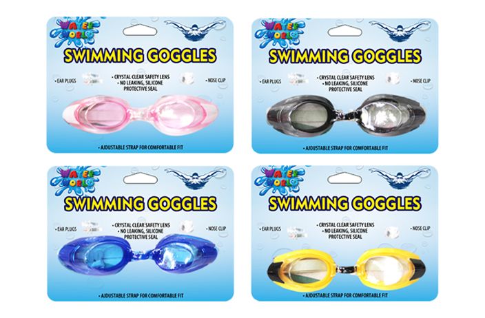 48 Pieces of Swim Goggles With Ear And Nose Plugs