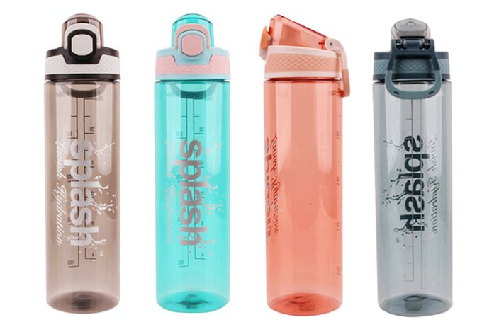 24 Pieces of Water Bottle With Locking Flip Top 24 Ounce