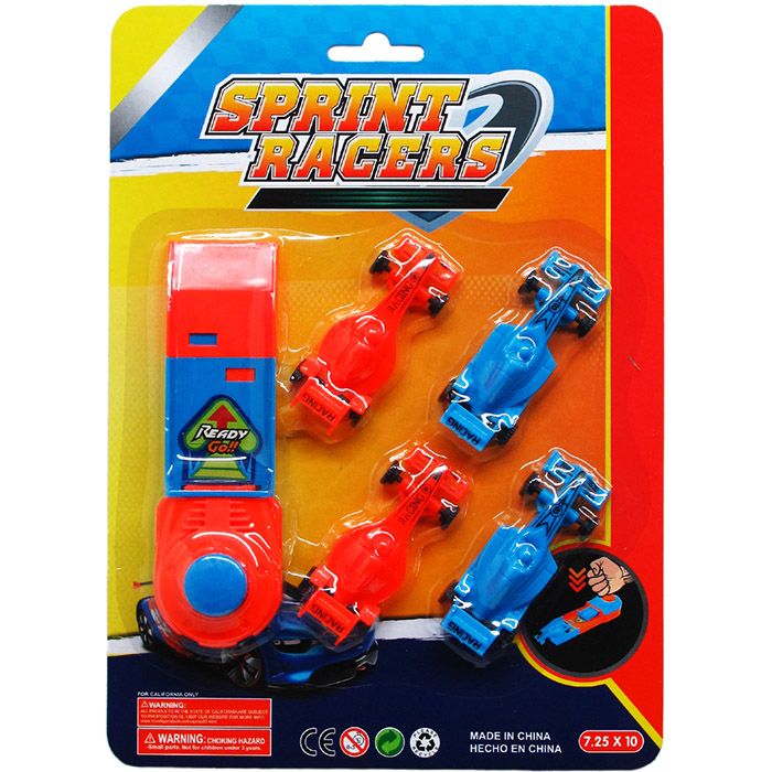 72 Pieces of Sprint Racers With Launcher