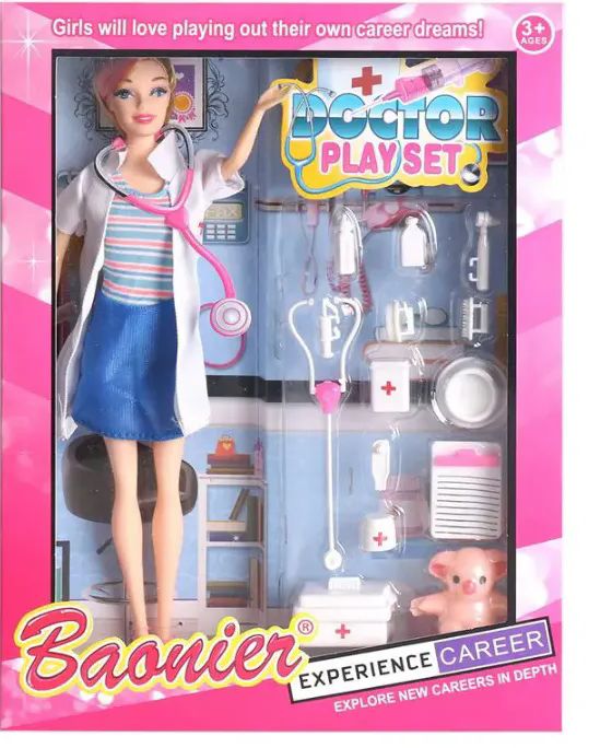 36 Pieces of 11.5" Barbie Doctor Toy