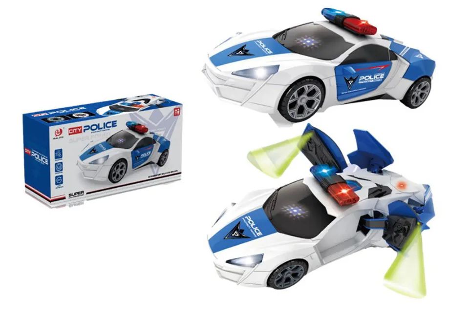24 Wholesale Open Door Police Car With Light And Sound