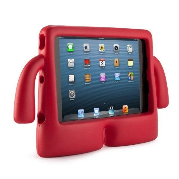 12 Wholesale Silicone Standing Monster With Handle Shockproof Durable Protective Cover Case In Red