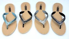 Wholesale Footwear Women's Rhinestone Thong Sandal