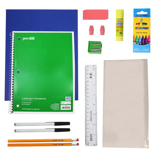 24 Wholesale 18 Piece Wholesale Premium School Supply Kits