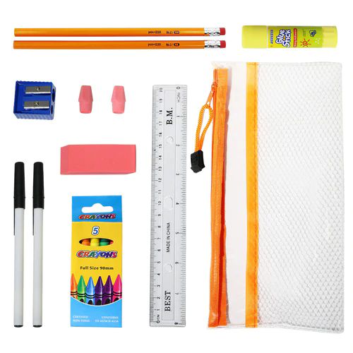 48 Wholesale 16 Piece Wholesale Basic School Supply Kits