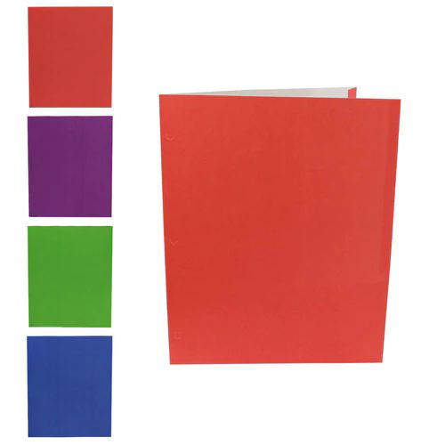 200 Pieces of 4 Assorted Colored Folders