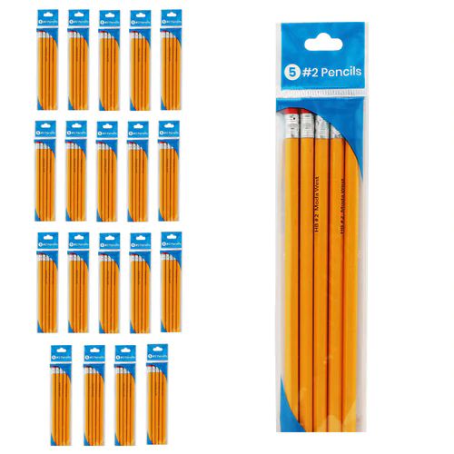 960 Wholesale 5 Pack Of Unsharpened Wood Pencils