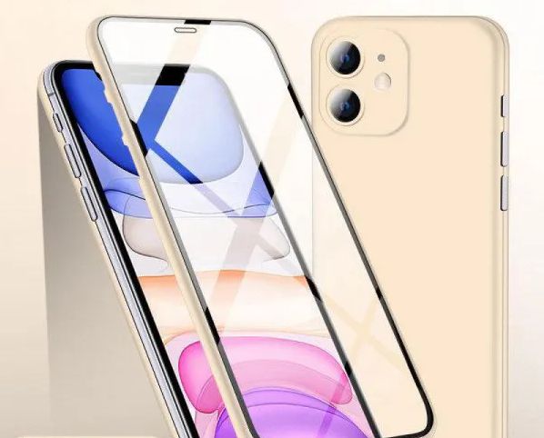 12 Wholesale Ultra Slim Tempered Glass Full Body Screen Protector Protection Phone Cover Case For Apple Iphone 13 Pro In Gold