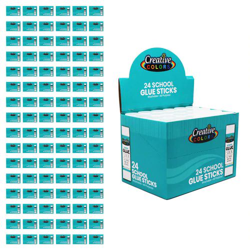 96 Packs of 24 Pack Of Glue Sticks