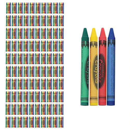 100 Pieces of 4 Pack Of Crayons