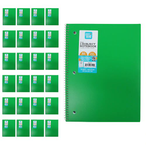 24 Wholesale Wide Ruled Notebooks