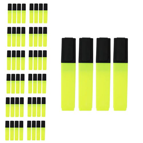 96 Pieces of 4 Pack Of Yellow Highlighters