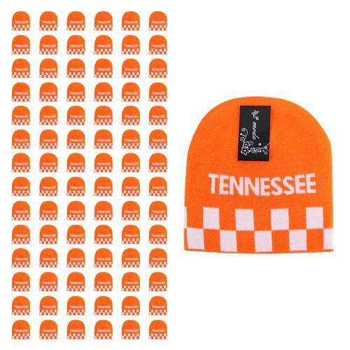 96 Pairs of Unisex Tennessee Wholesale Winter Beanies