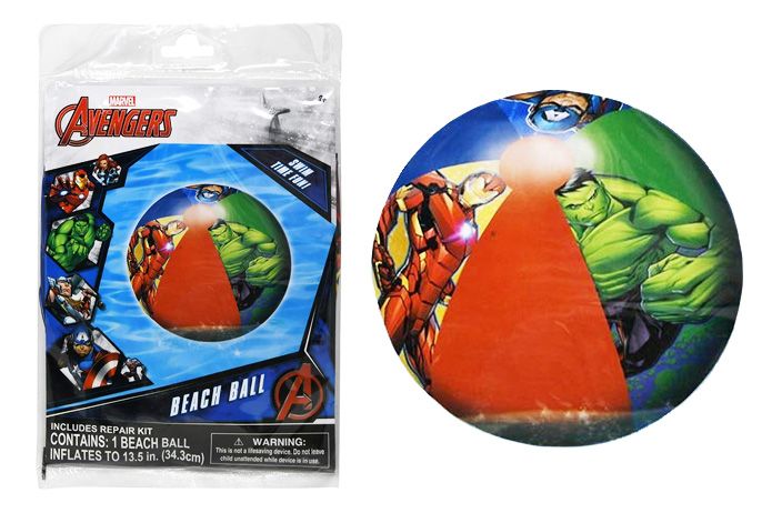 36 Wholesale 13.5 Inch Marvel Avengers Beach Ball