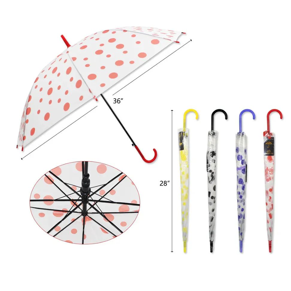 48 Pieces of 28 Inch Pok Dot Umbrella