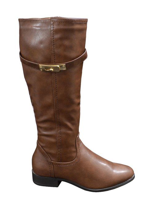 12 Pieces of Women's Comfortable High Boots Color Brown Size 5-10