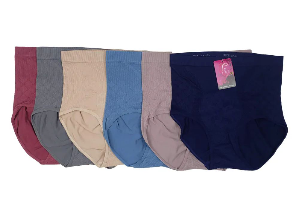36 Pieces Mama's Seamless Hi Cut Briefs Size 3xl - Womens Panties &  Underwear - at 