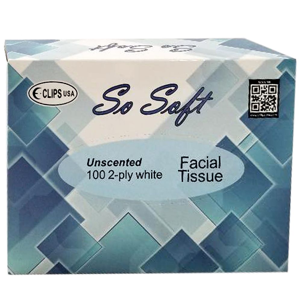 48 Pieces Facial Tissue Unscented, - Tissue Paper