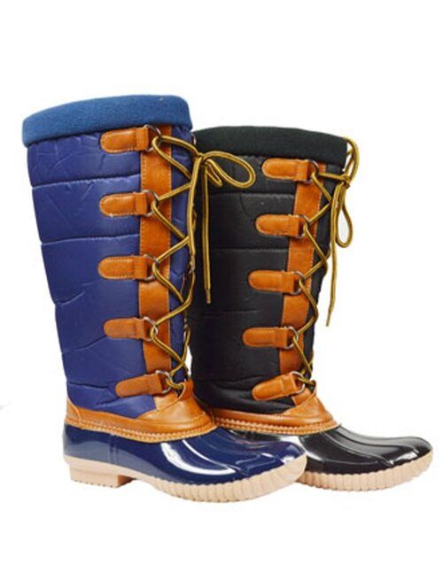 12 Bulk Womens Winter Boots Waterproof Comfortable Color Black Size Black