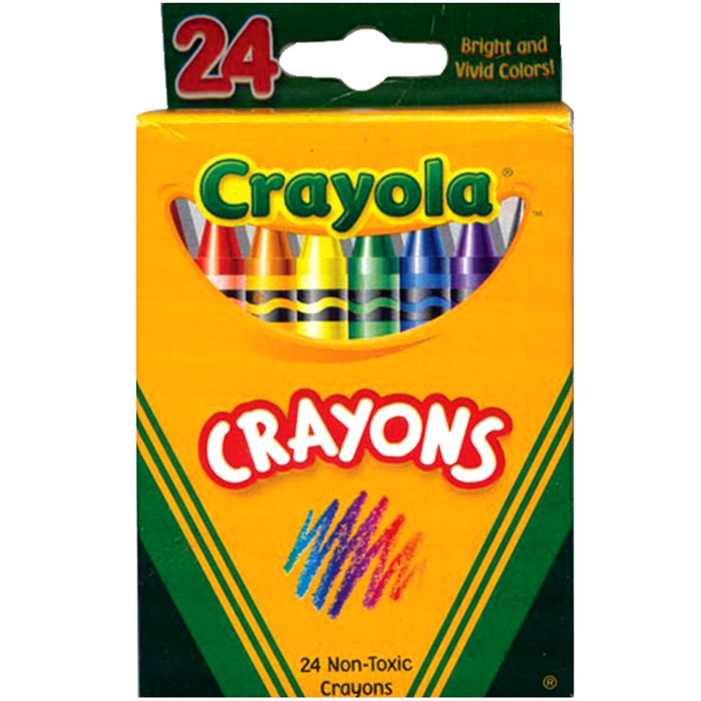 48 Packs of Crayons - 24 Count, Assorted Colors